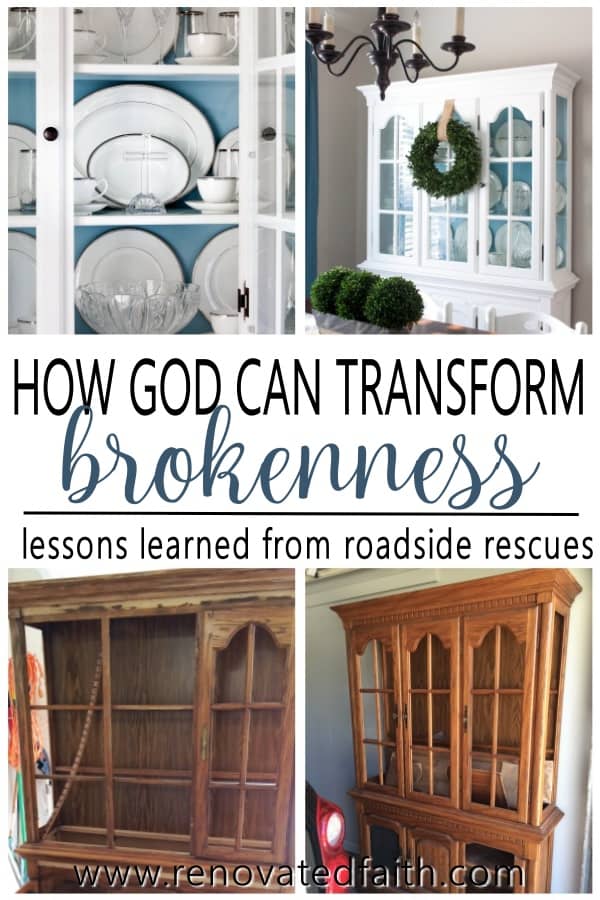 god transforms brokeness