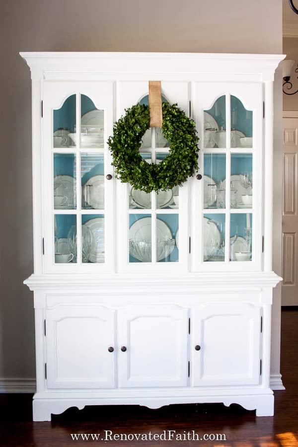 China Cabinet Makeover 7 Steps To Update An Old Hutch