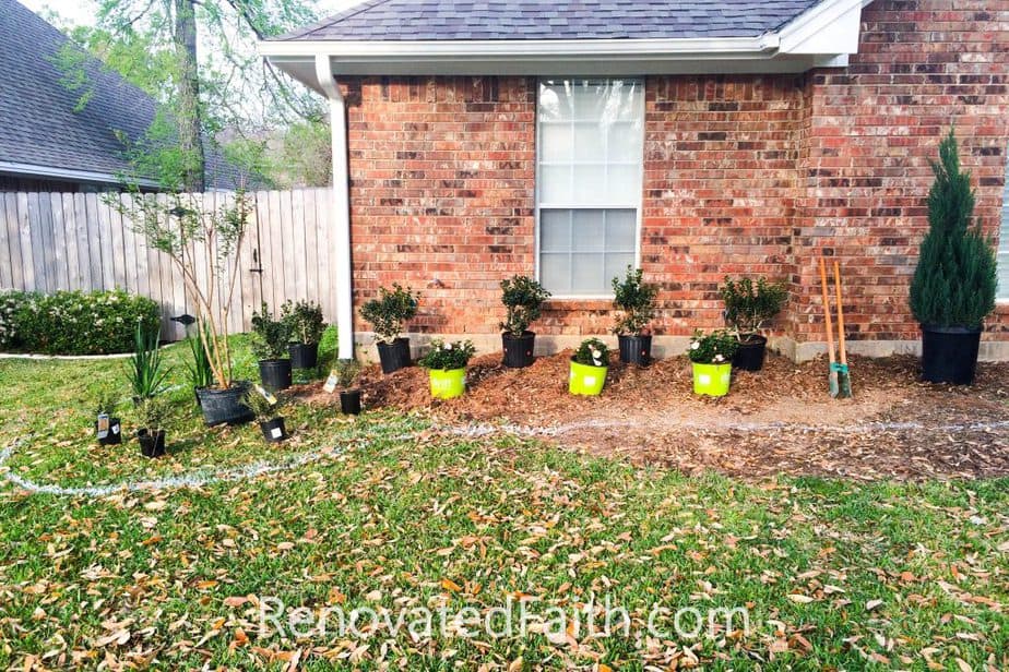 simple front yard landscaping ideas on a budget