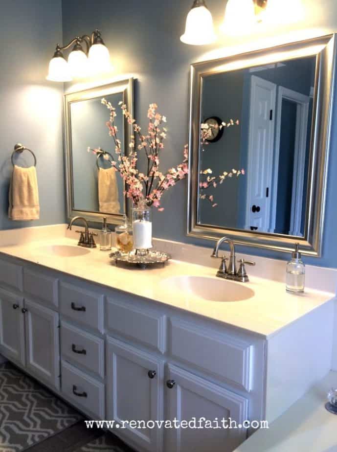 Light and Airy Master Bath Makeover - Renovated Faith