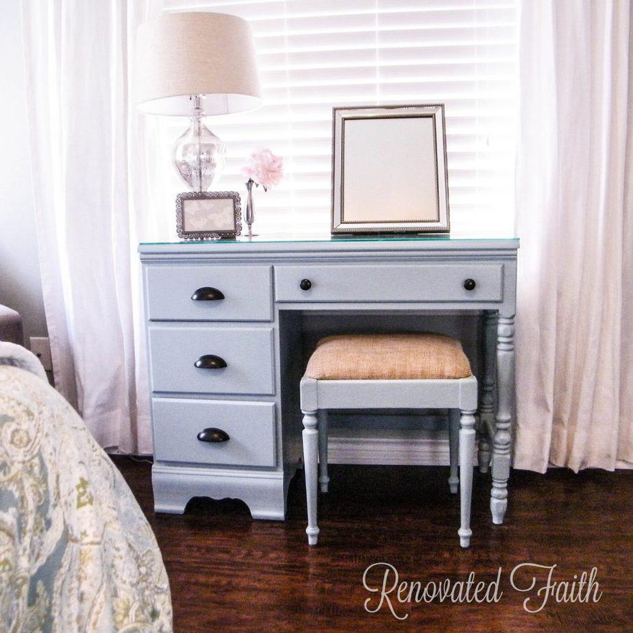 DIY Vanity Desk Transformation (How God Transforms Our Brokenness)