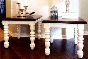 How To Gel Stain Wood - Why strip furniture pieces when you can easily use this process to give them a new look with little effort or mess! #gelstainwood #stainedfurniture #gel stain #renovatedfaith www.renovatedfaith.com