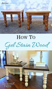 How To Gel Stain Wood