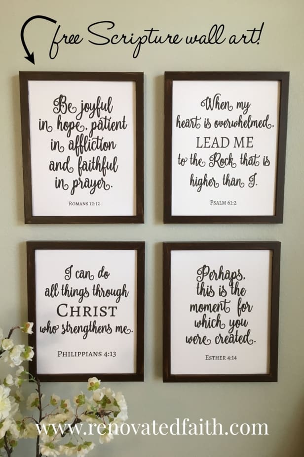 DIY Unfinished Wood Religious Bible Verse Door Sign