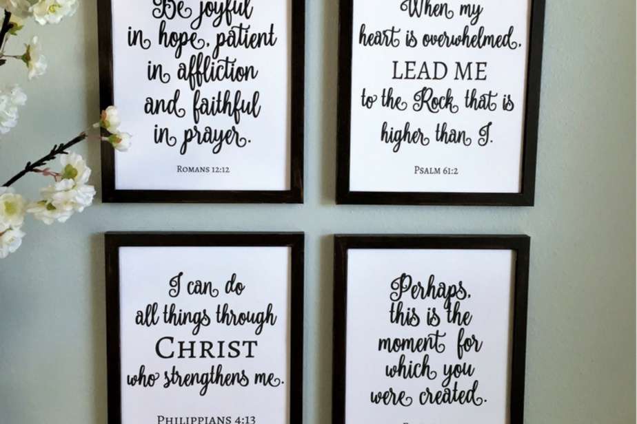 the easy way to make diy painted signs free scripture printables