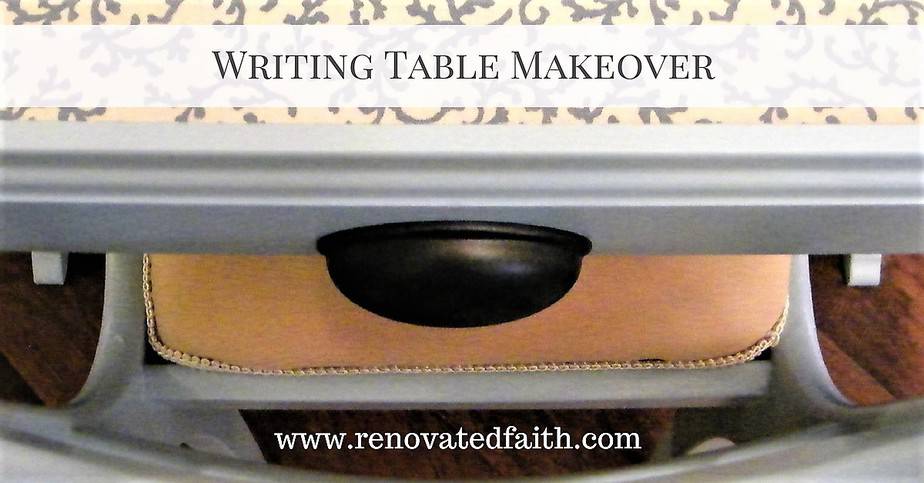 Writing Desk Makeover