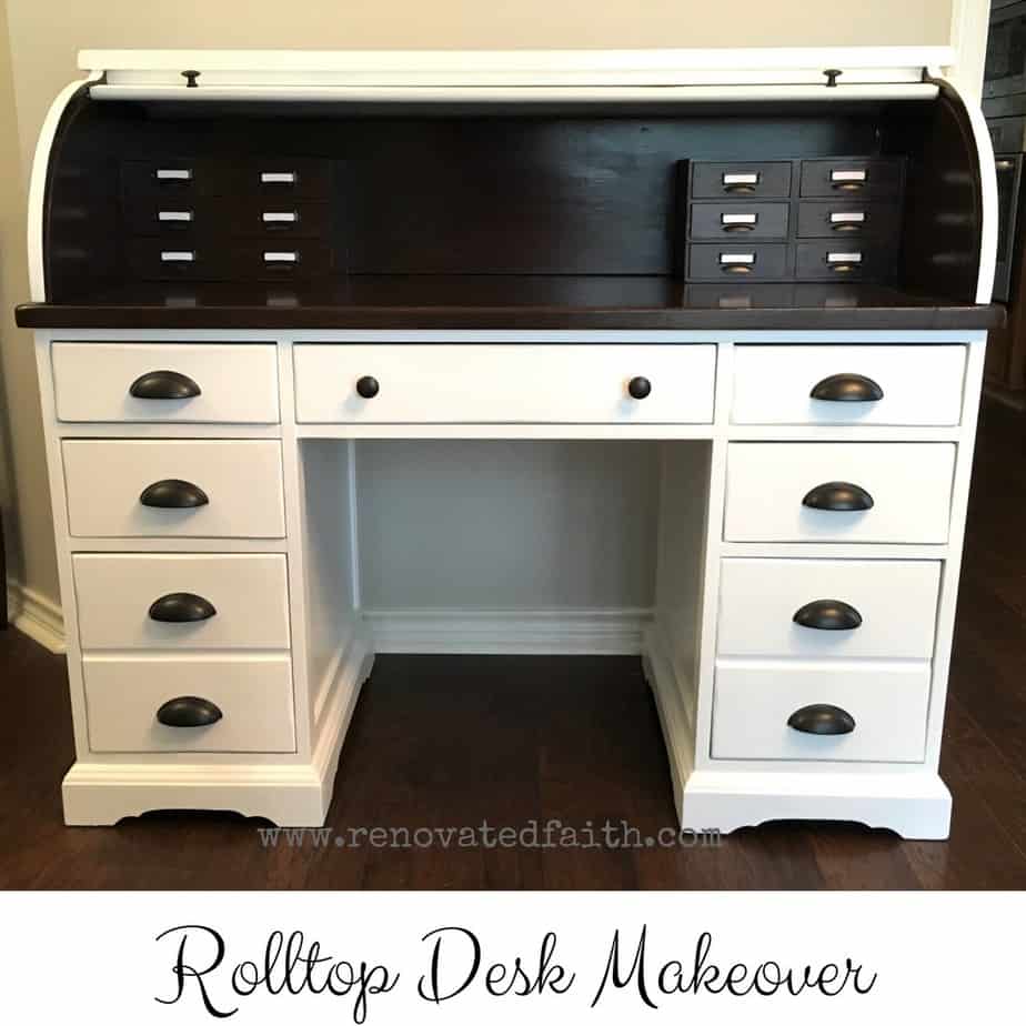 The Right Way To Refinish A Rolltop Desk Renovated Faith