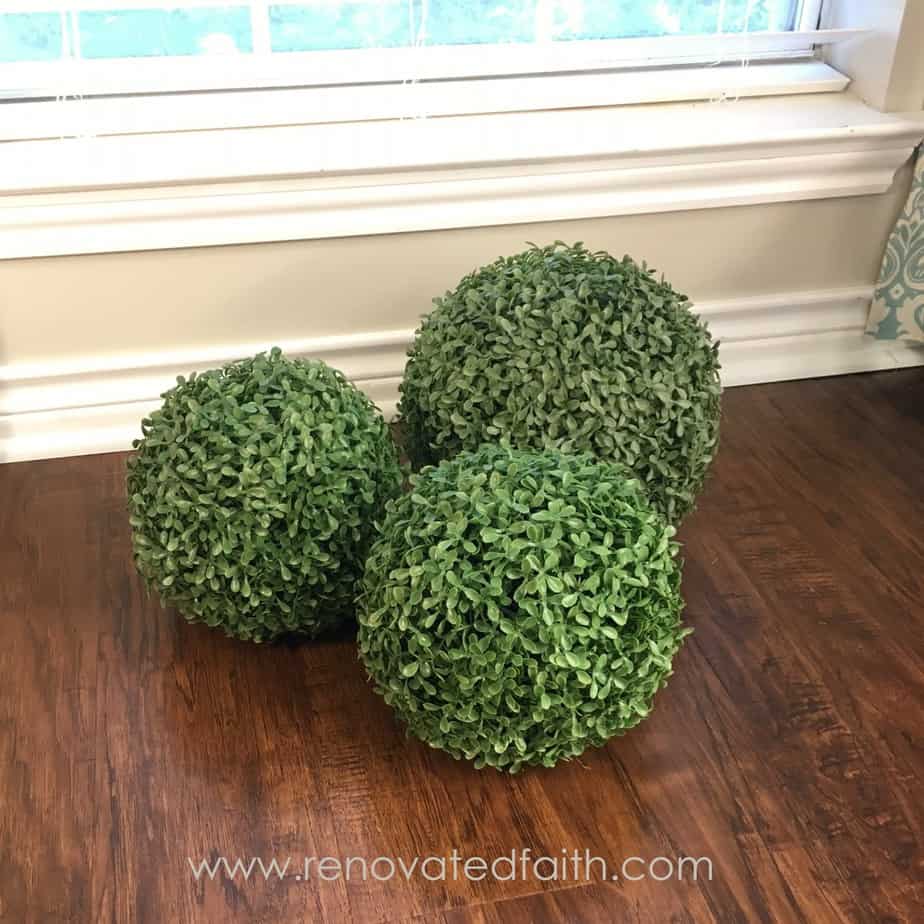 diy topiary trees