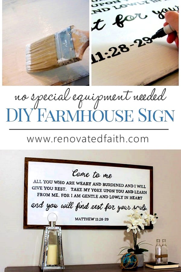 DIY FARMHOUSE SIGN WITH CRICUT PAPER FLOWERS