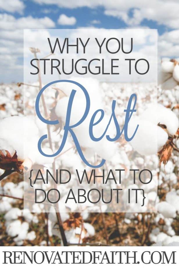 Without understanding what it means to allow the Lord to carry your burdens, all your work will be unsatisfying.  "You won't be able to relax even when you are supposed to be resting", states Timothy Keller in Every Good Endeavor.  When we carry His easy yoke, we finally have the freedom we were meant to experience.  We can experience rest whether we are at work or trying to relax, because we lean into God's redemptive work that He has finished in Christ. www.renovatedfaith.com