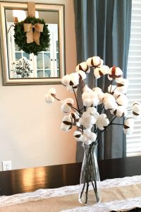 DIY Cotton Stems #farmhouse #cottonstems #diycotton