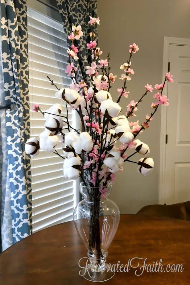 DIY Cotton Stems #cotton #diycotton #farmhouse