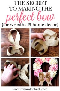 diy bow tutorial