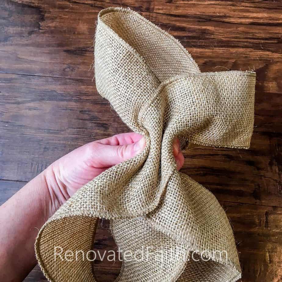 Burlap Bow Tutorial