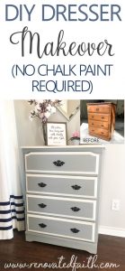 See why my process is faster, less-expensive and achieves a more durable finish than chalk paint! Why I Don't Use Chalk Paint - My Better Alternative. #chalkpaint #latexpaint #paintfurniture #chalkpaintingfurniture #renovatedfaith www.renovatedfaith.com