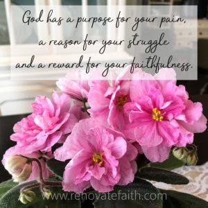 A well-meaning lady in the grocery store saw my daughter and said to me "enjoy every moment". Little did she know my daughter was in the midst of battling a chronic illness. If you find yourself filled with frustration when someone utters those words, I hope this post will provide you with some encouragement. #enjoyeverymoment #parenting #mommyguilt #renovatedfaith