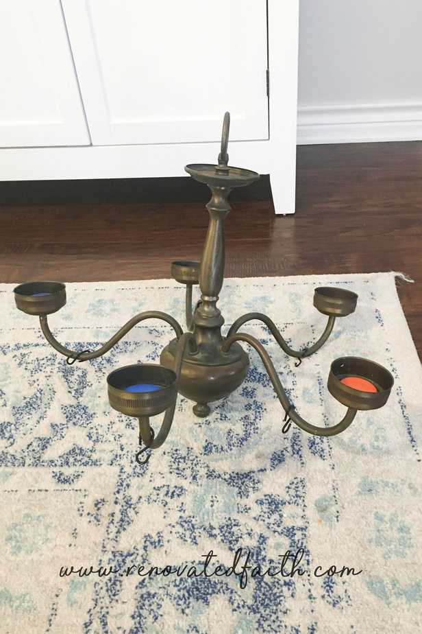 How to Make a DIY Chandelier Hummingbird Feeder On A Budget