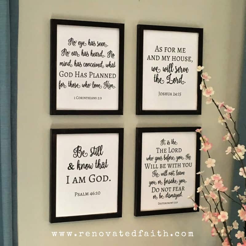 Bible Verse Decor For The Home (12 CUTE Scripture Decor Ideas!)