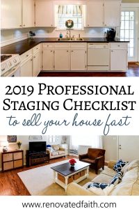 home staging checklist 2019