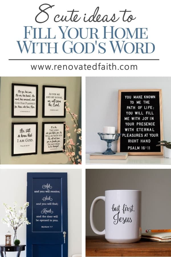 8 Cute Ways To Decorate With Scripture In Your Home Decor All