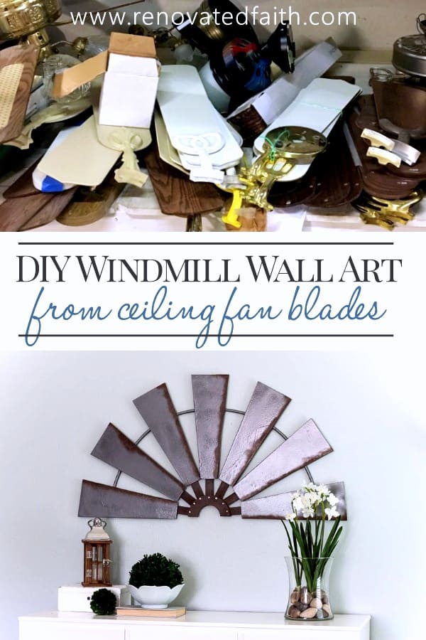 diy windmill wall decor