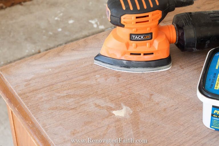 How to Sand Furniture Before Painting (In 5 Minutes!)