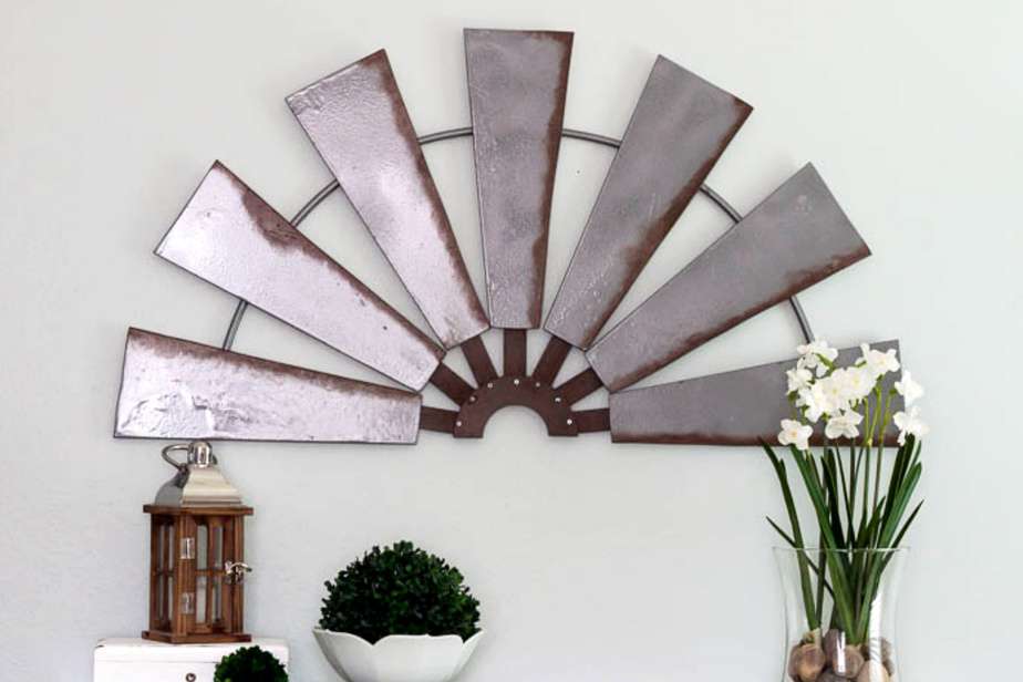  The Easy Way to Make DIY Windmill Wall Decor for Less than $20