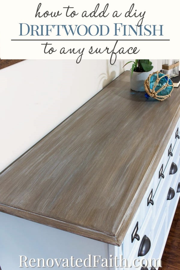 Three Easy Steps To A Diy Driftwood Finish On Any Surface