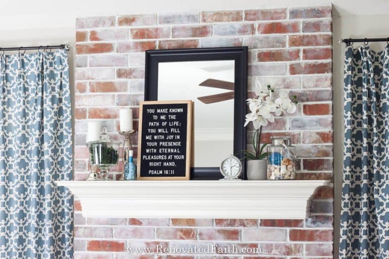 How To Whitewash A Brick Fireplace Easiest Method For 2024   Updated 21 768x512 