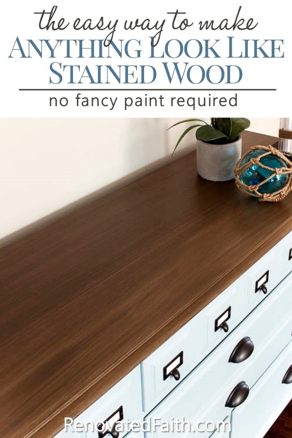 Diy Driftwood Finish, How To Paint Over Brown Furniture White