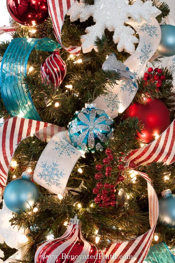 Decorate A Christmas Tree Step By Step Ribbon On Tree Ideas Hacks