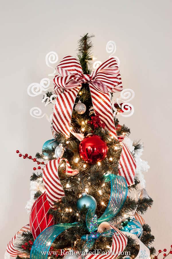 20 Christmas Tree Ribbon Ideas - How to Add Ribbon to a Christmas Tree