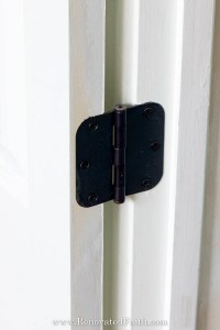 spray paint door knobs