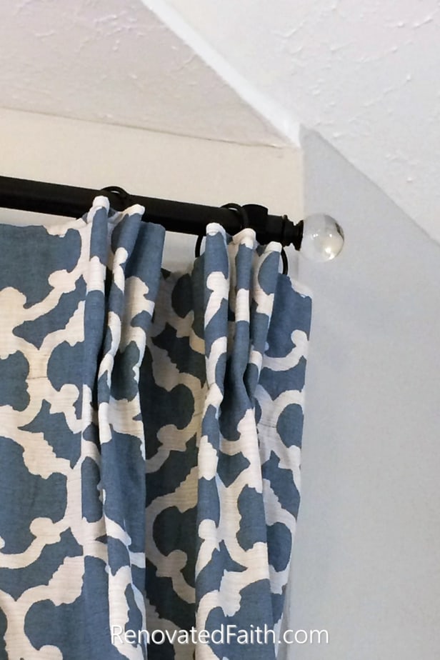 Add a Pinch Pleat to Store Bought Curtains