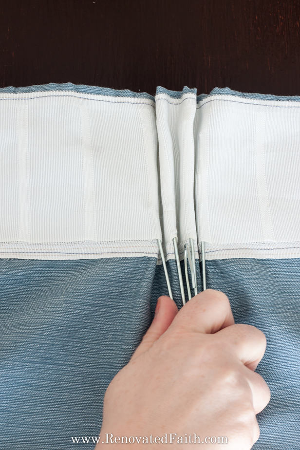 Curtain Sewing - Inserting the Pin Hooks for Pinch Pleat Curtains (FREE  SAMPLE) 