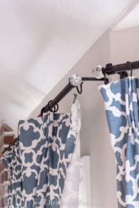 add a pinch pleat to store bought curtains