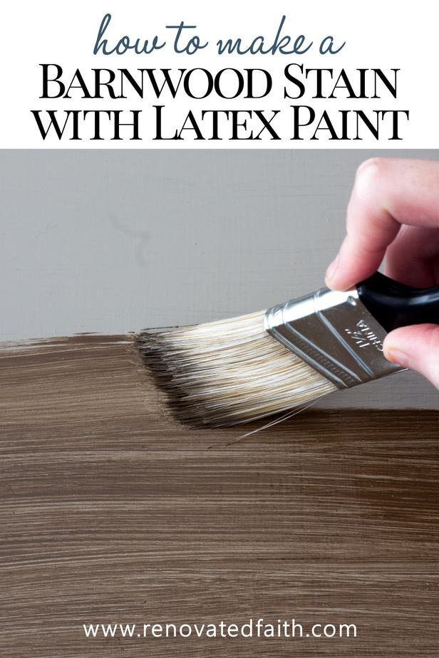 Staining Wood Any Paint Color You Want