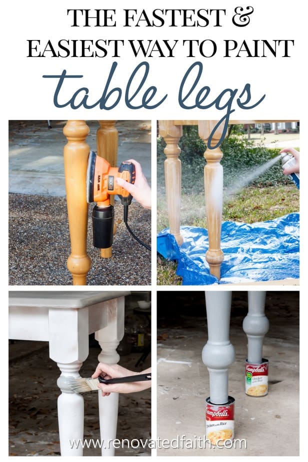 How to Paint Table Legs (The Fast and Easy Way!)