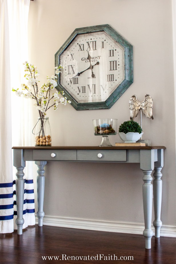 how to decorate a console table as a pro