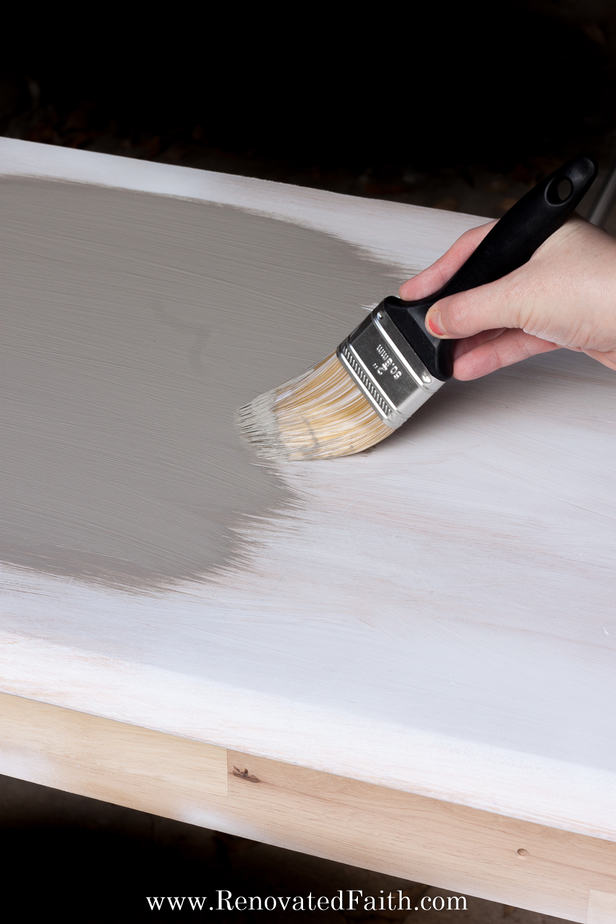 How To Apply Paint That Looks Like Stain Barnwood Stain With Latex