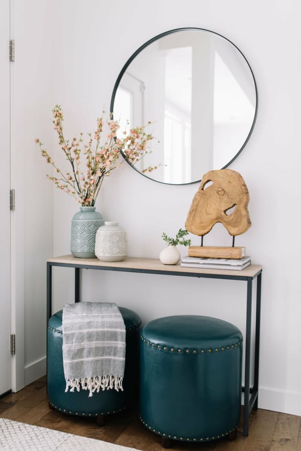 how to decorate a console table like a pro