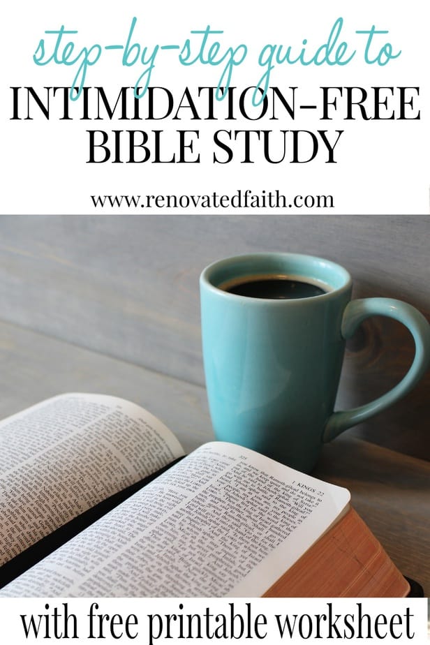 free inductive bible study guide