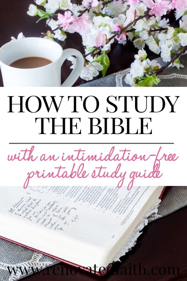 self bible study guide