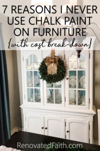why I stopped painting furniture with chalk paint