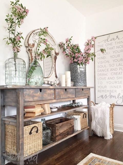 How To Decorate A Console Table Like, Entrance Console Table Ideas