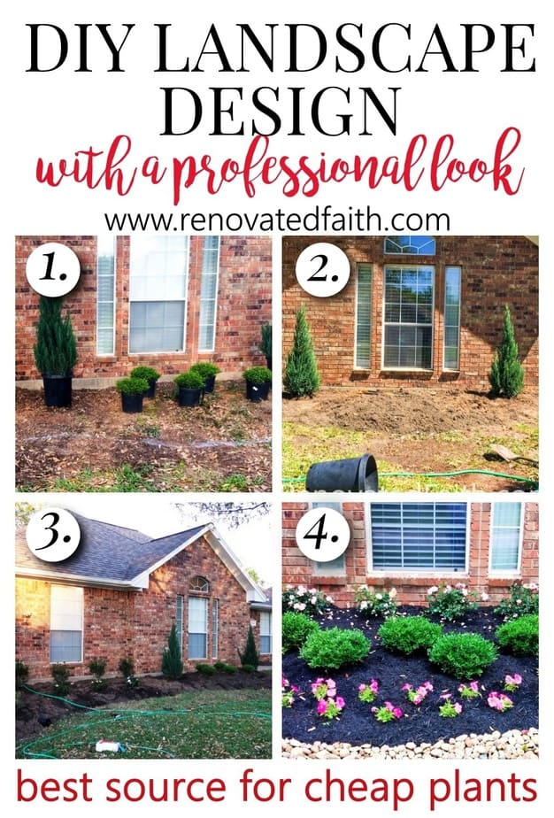 Diy Front Yard Landscape Ideas   Numbered Pin 