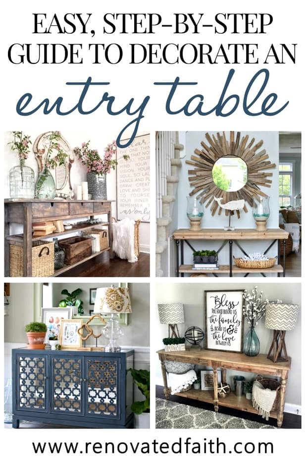 best entry table ideas