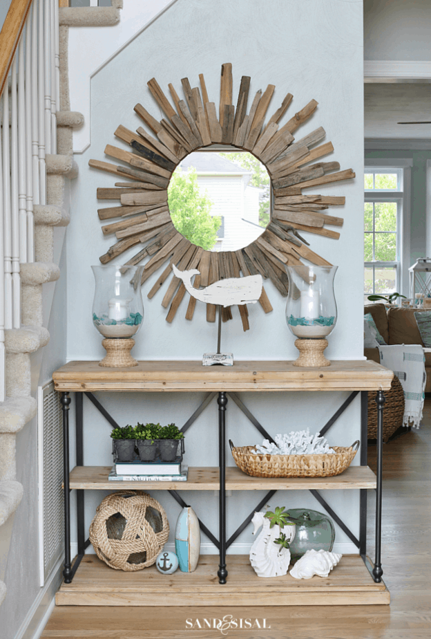How To Decorate A Console Table Like, Front Entry Table Decor Ideas