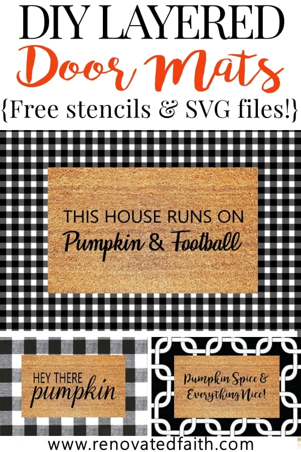 Fall layered doormat 1 - Renovated Faith