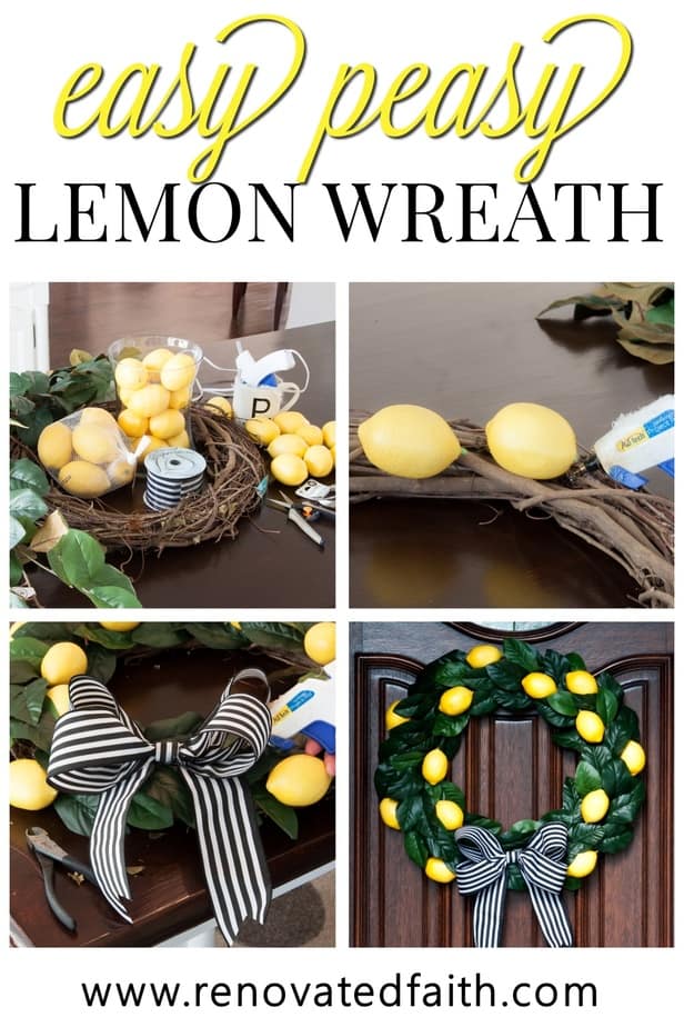 how to make a citrus wreath